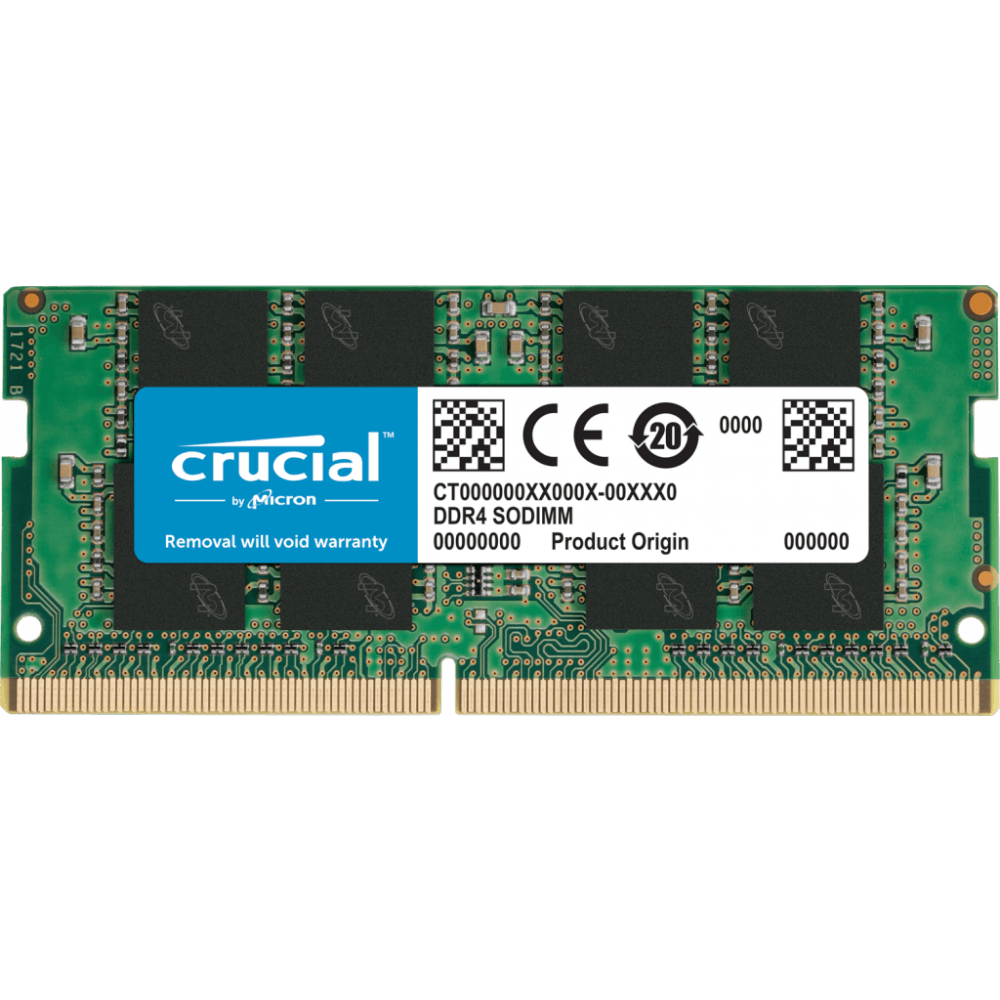 Arbeitsspeicher 16GB DDR4 3200MHz Crucial SO-DIMM (CT16G4SFRA32A)