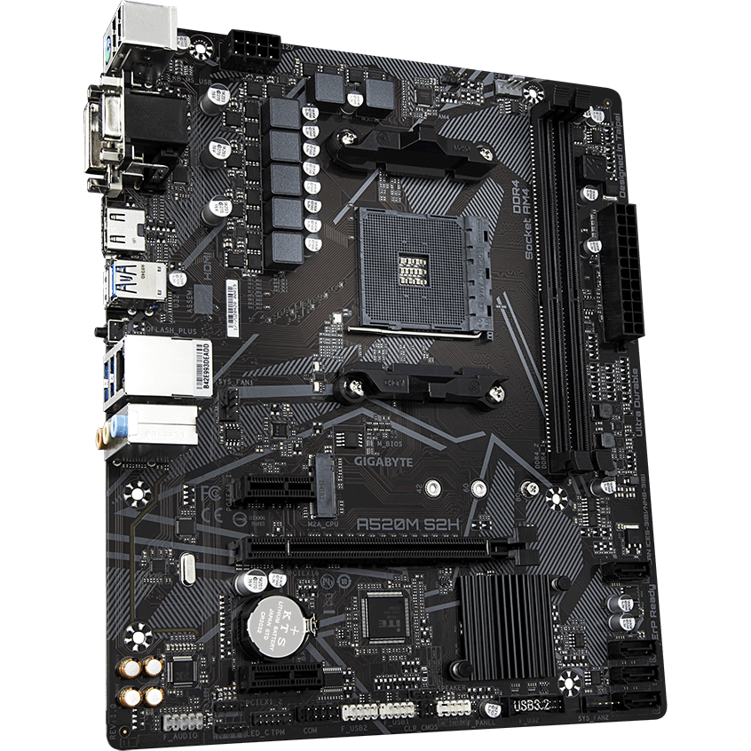 Mainboard Gigabyte A520M S2H - Foto 2