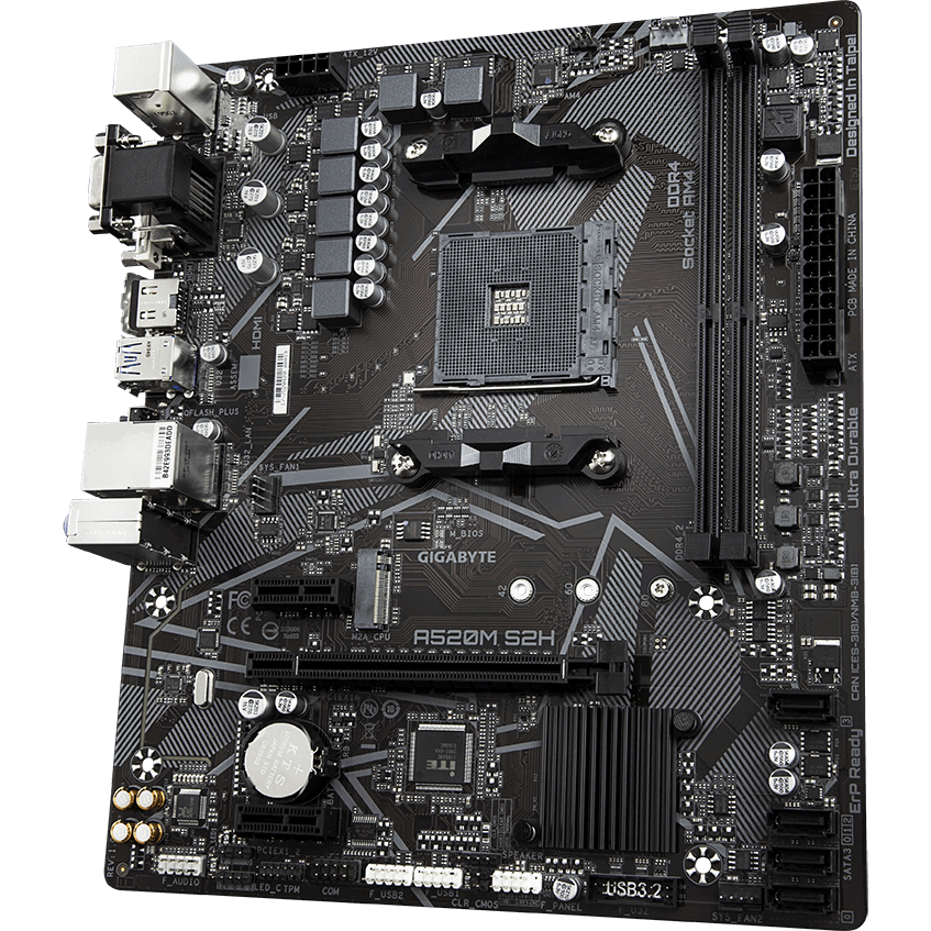 Mainboard Gigabyte A520M S2H - Foto 3