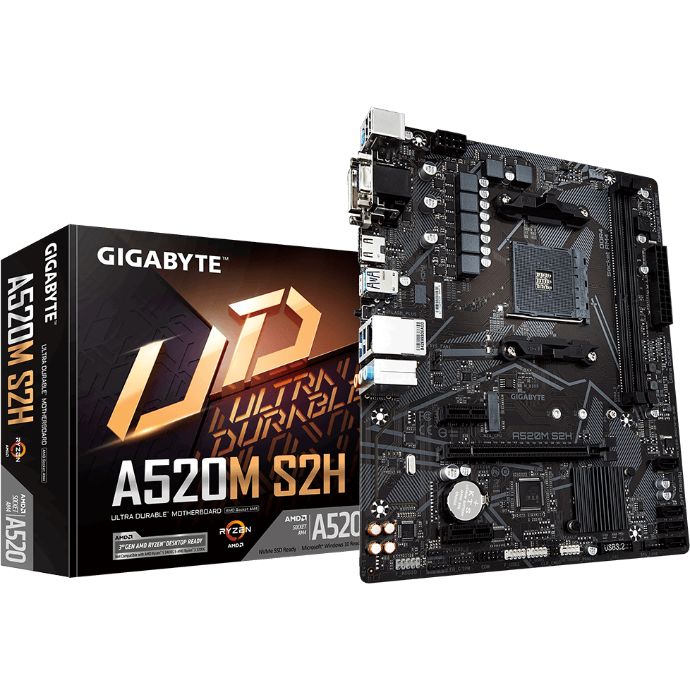 Mainboard Gigabyte A520M S2H - Foto 5