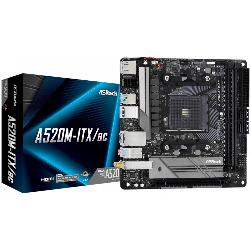 Mainboard ASRock A520M-ITX/AC - Foto 5