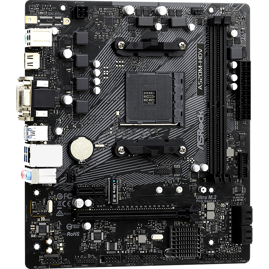 Mainboard ASRock A520M-HDV - Foto 2