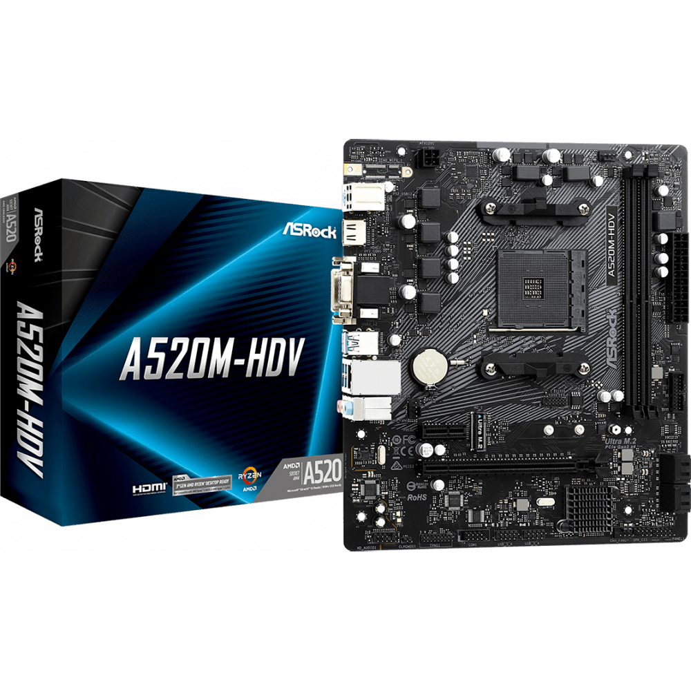 Mainboard ASRock A520M-HDV - Foto 5
