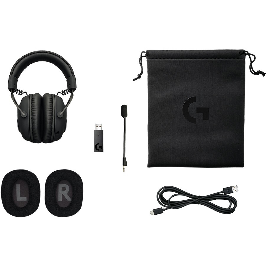 Headset Logitech G PRO X Wireless Gaming Headset (981-000907) - Foto 5