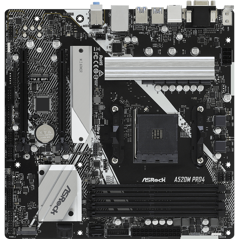 Mainboard ASRock A520M PRO4