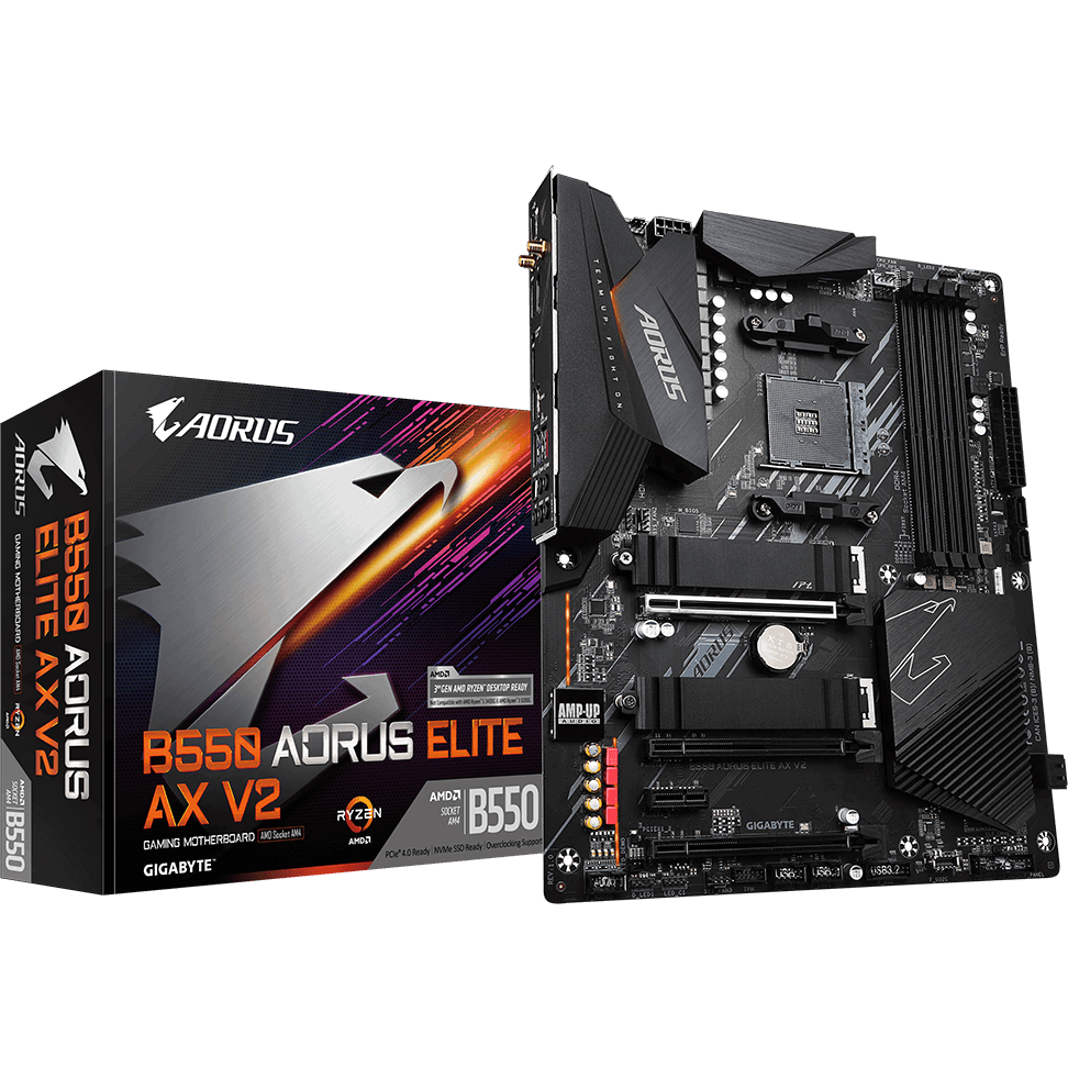 Mainboard Gigabyte B550 AORUS ELITE AX V2 - Foto 4