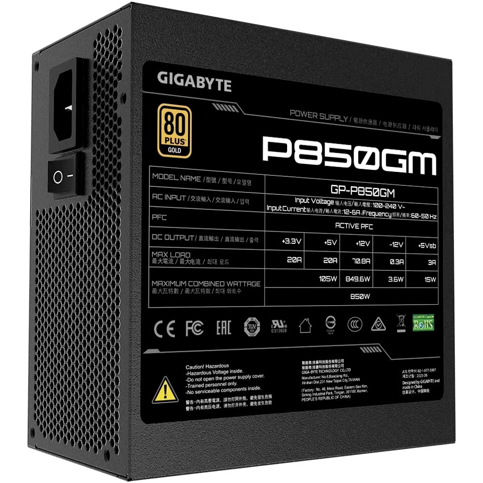 Netzteil 850W Gigabyte GP-P850GM - Foto 2