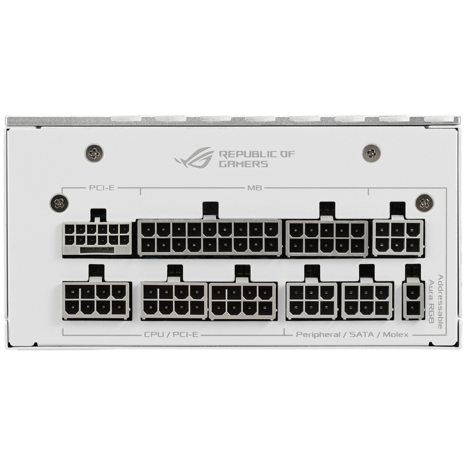 Netzteil 850W ASUS ROG LOKI Platinum White (ROG-LOKI-850P-WHITE-SFXL-GAMING) - 90YE00N2-B0NA00 - Foto 4