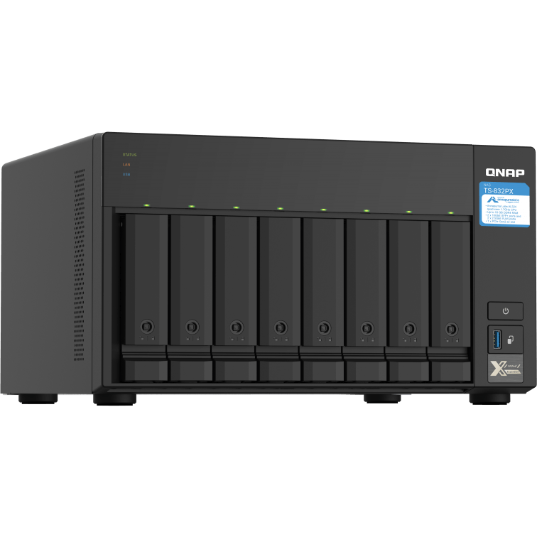 Netzwerkspeicher (NAS) QNAP TS-832PX-4G - Foto 2