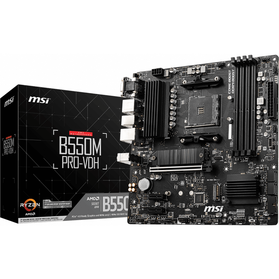 Mainboard MSI B550M PRO-VDH - Foto 4