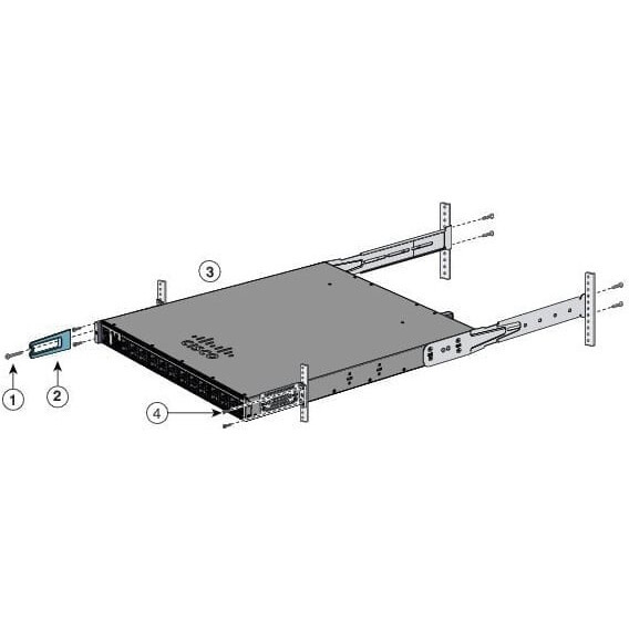 Montageset Cisco C9500-4PTH-KIT=