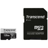 Speicherkarte 128GB MicroSD Transcend + SD adapter (TS128GUSD340S)