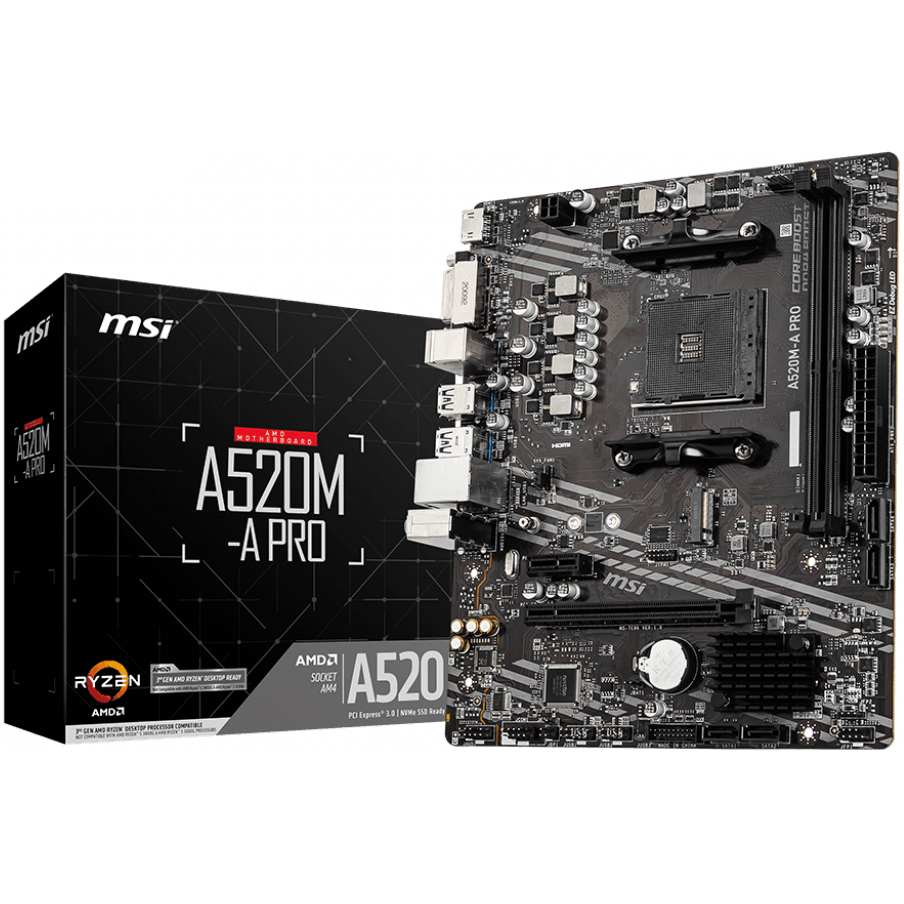 Mainboard MSI A520M-A PRO - Foto 4