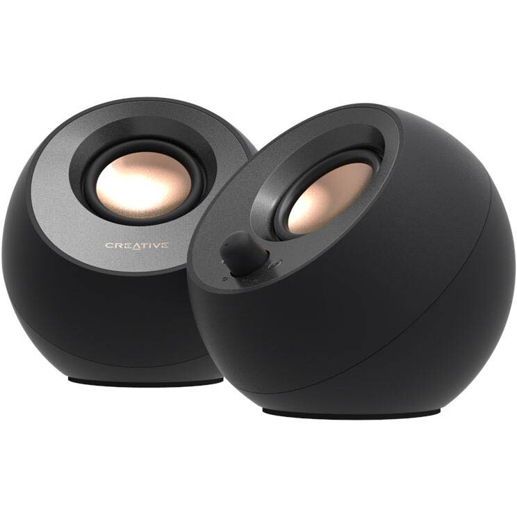 Lautsprecher Creative Pebble V3 Black - 51MF1700AA000 - Foto 3