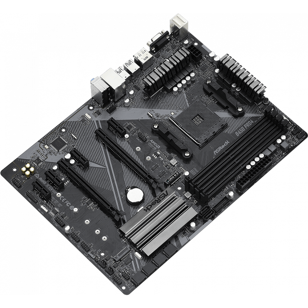 Mainboard ASRock B450 PRO4 R2.0 - Foto 2