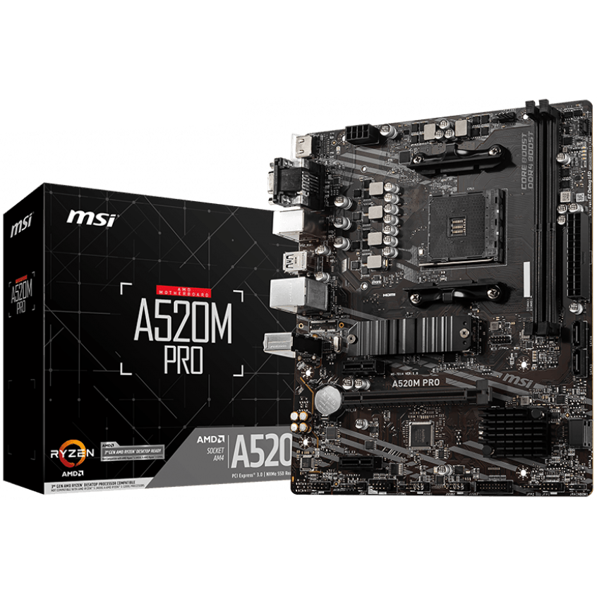 Mainboard MSI A520M PRO - Foto 4