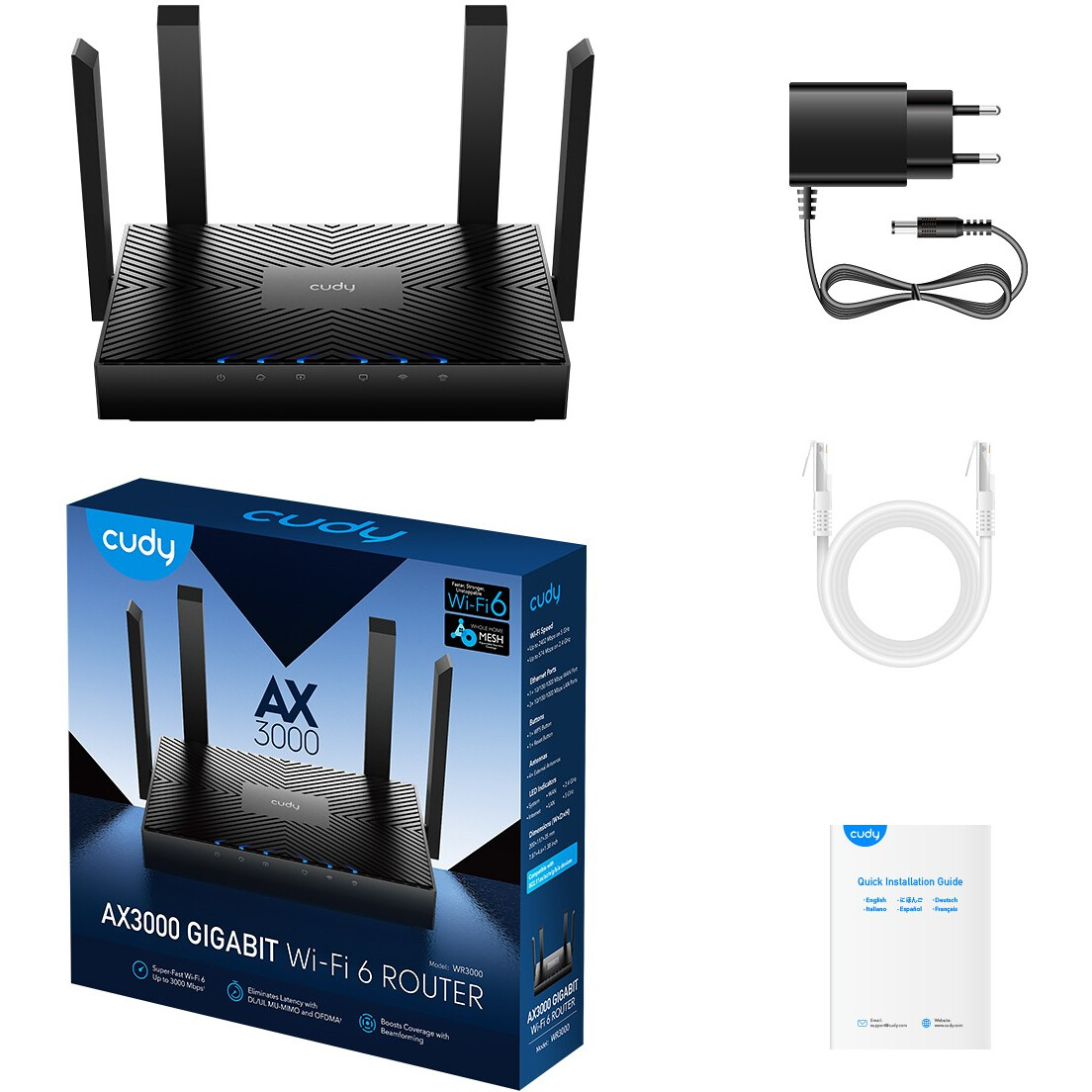 Wi-Fi-Router Cudy WR3000 - Foto 4