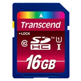 Speicherkarte 16GB SD Transcend  (TS16GSDHC10U1)