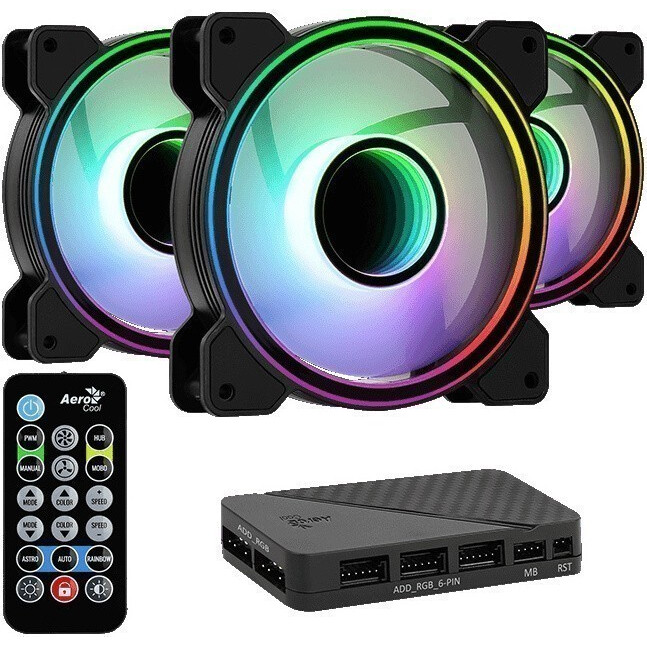Gehäuselüfter AeroCool Mirage 12 ARGB Pro (3 pcs) - EN55978