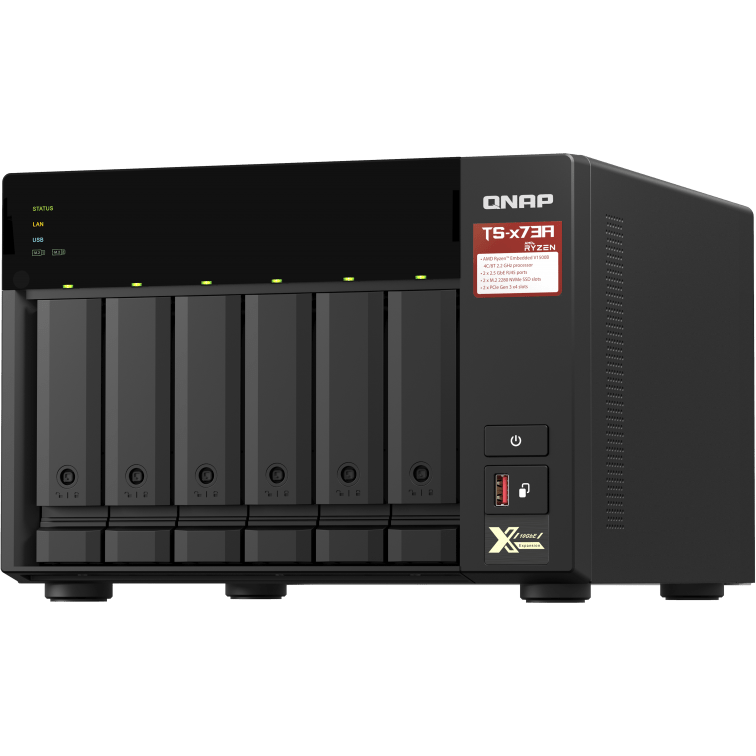 Netzwerkspeicher (NAS) QNAP TS-673A-8G