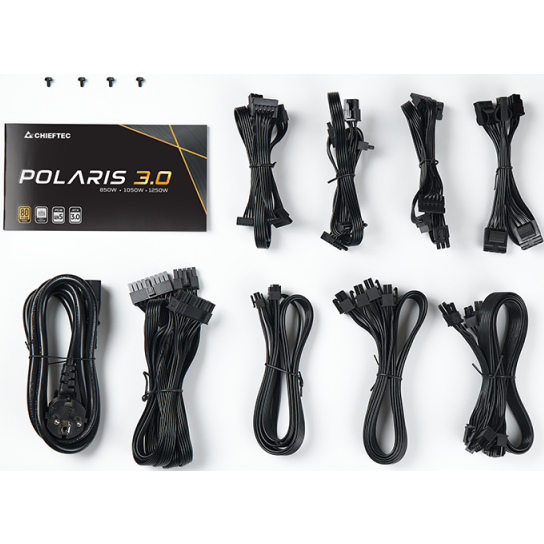 Netzteil 1250W Chieftec Polaris 3.0 (PPS-1250FC-A3) - Foto 8
