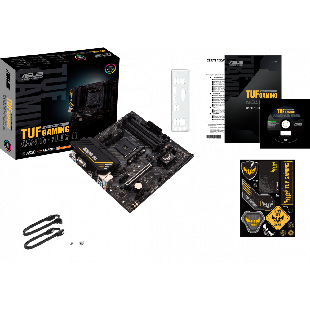 Mainboard ASUS TUF GAMING A520M-PLUS II - Foto 5