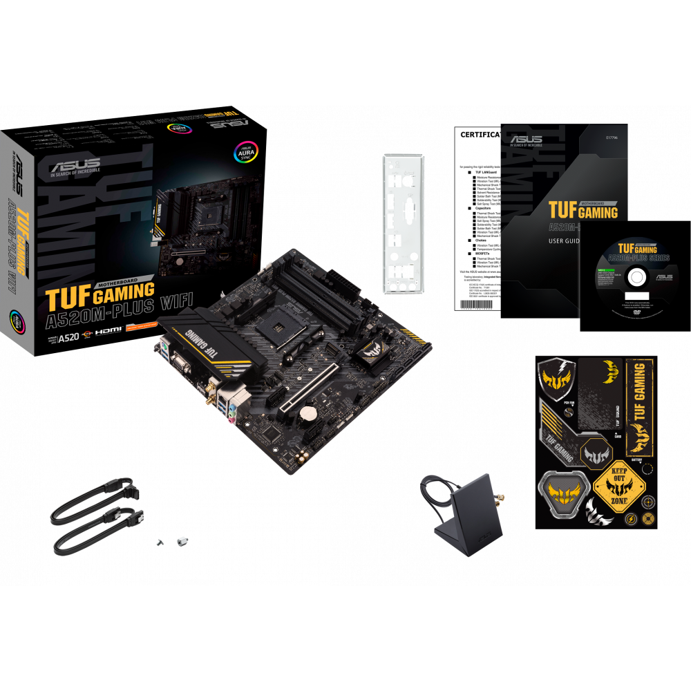Mainboard ASUS TUF GAMING A520M-PLUS WIFI - Foto 5