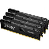 Arbeitsspeicher 64GB DDR4 3600MHz Kingston Fury Beast Black (KF436C18BBK4/64) (4x16GB KIT)