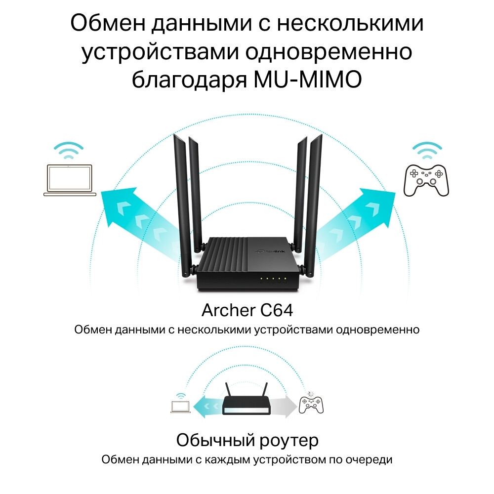Wi-Fi-Router (Router) TP-Link Archer C64 - Foto 5