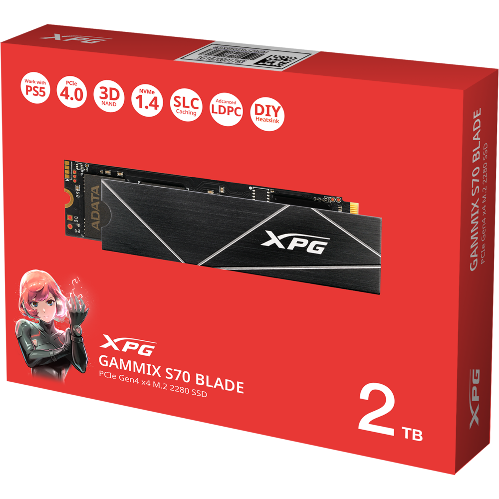 SSD-Speicher 2TB ADATA XPG Blade S70 (AGAMMIXS70B-2T-CS) - Foto 6