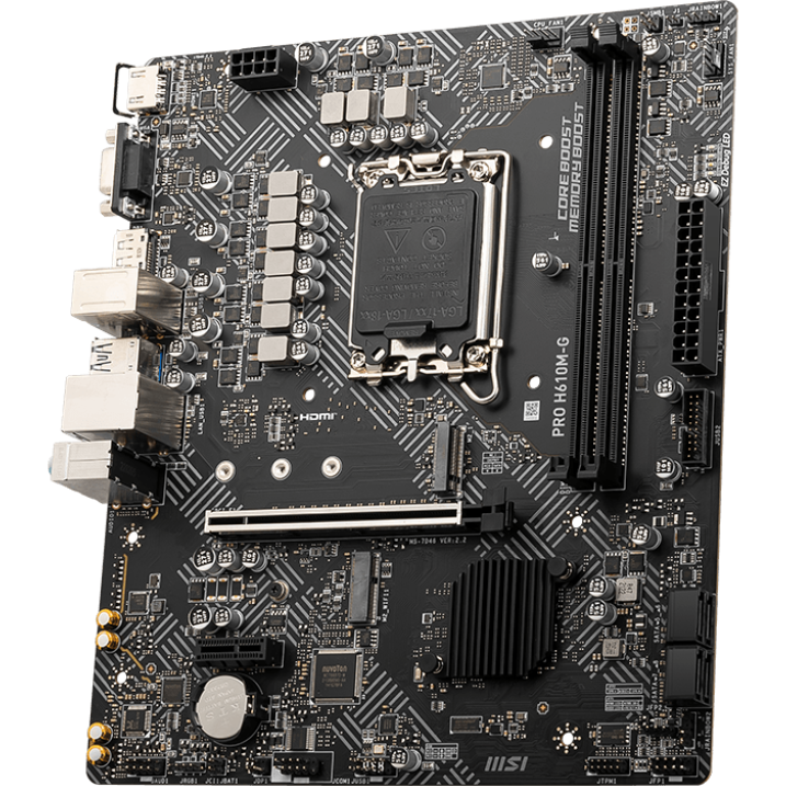 Mainboard MSI PRO H610M-G - Foto 2