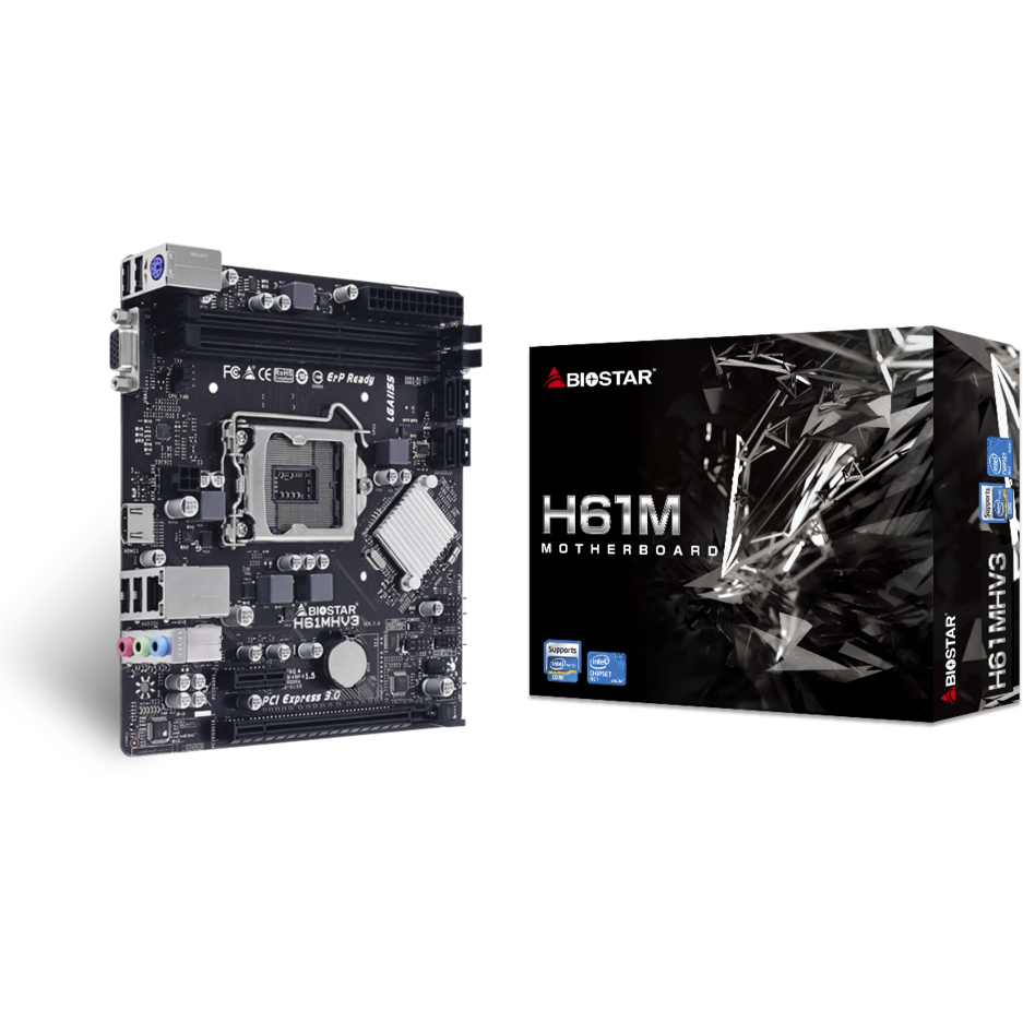 Mainboard Biostar H61MHV3 - Foto 4