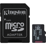 Speicherkarte 32GB MicroSD Kingston Industrial + SD adapter (SDCIT2/32GB)