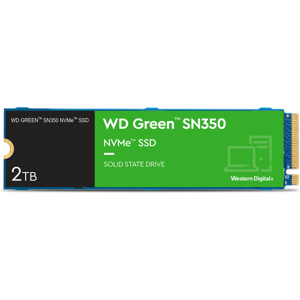 SSD-Speicher 2TB WD Green SN350 (WDS200T3G0C)