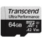 Speicherkarte 64GB MicroSD Transcend + SD adapter (TS64GUSD340S)