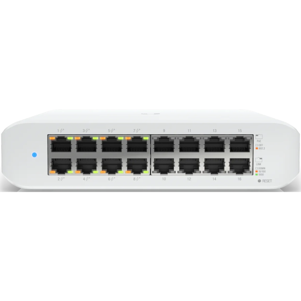 Switch Ubiquiti UniFi Switch Lite 16 PoE - USW-LITE-16-POE-EU - Foto 2