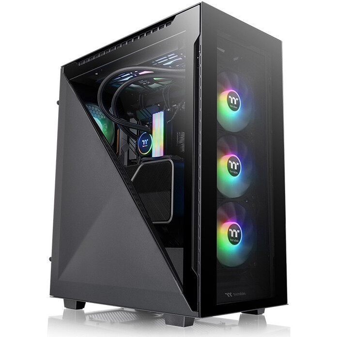 Gehäuse Thermaltake Divider 500 TG ARGB Black (CA-1T4-00M1WN-01) - Foto 2