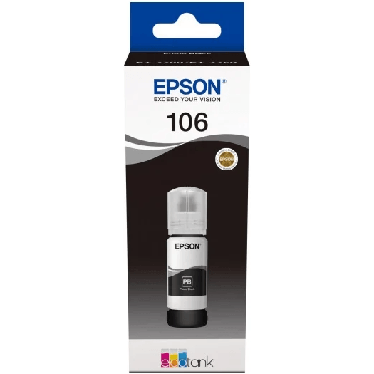 Tinte Epson ink 70 ml, 5000 pages Black (C13T00R140) - foto 2