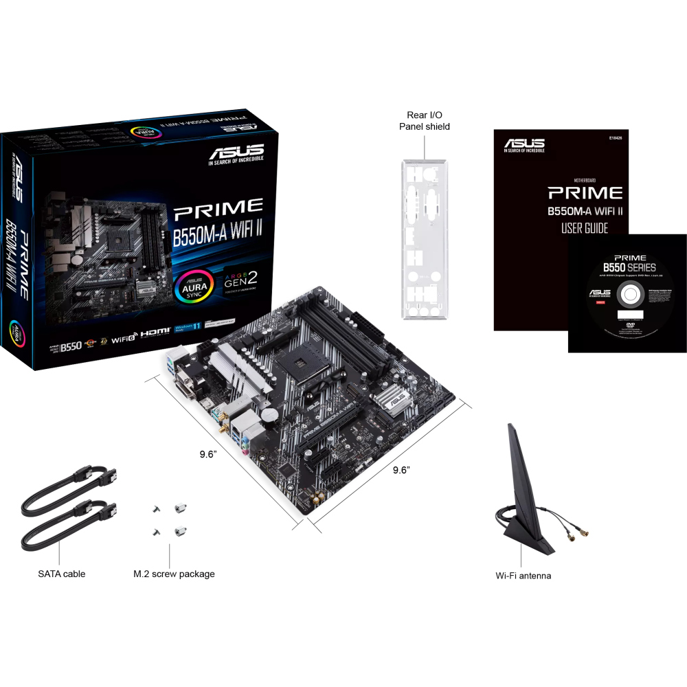 Mainboard ASUS PRIME B550M-A WIFI II - Foto 6