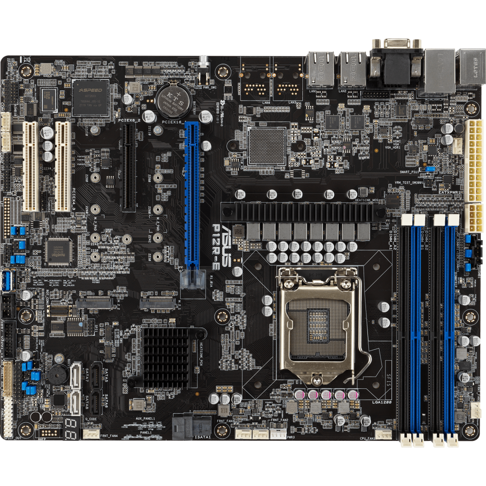 Server-Motherboard ASUS P12R-E - 90SB0A90-M0UAY0