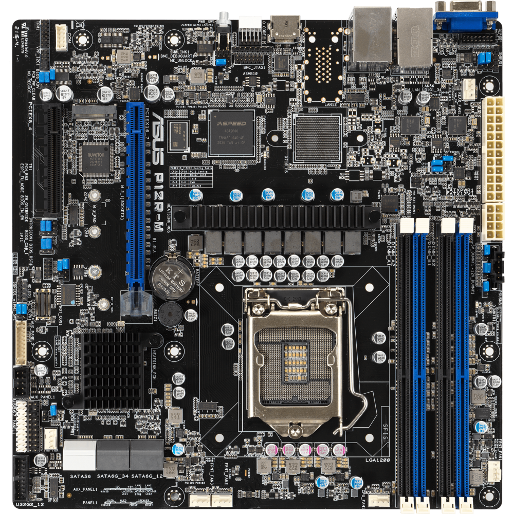 Server-Motherboard ASUS P12R-M - 90SB09X0-M1UAY0