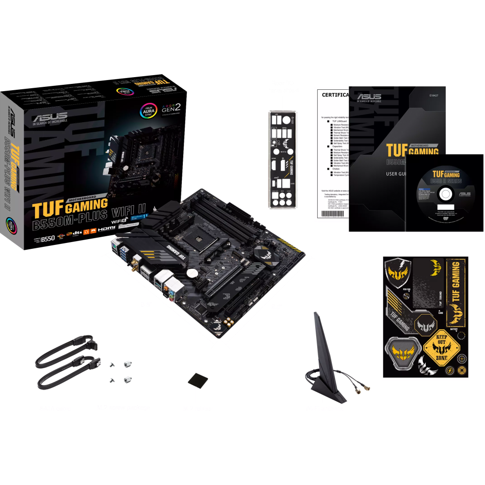 Mainboard ASUS TUF GAMING B550M-PLUS WIFI II - Foto 6