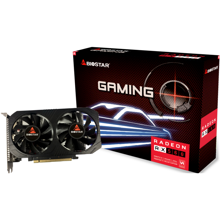 Grafikkarte AMD Radeon RX 560 Biostar 4GB (VA5615RF41)
