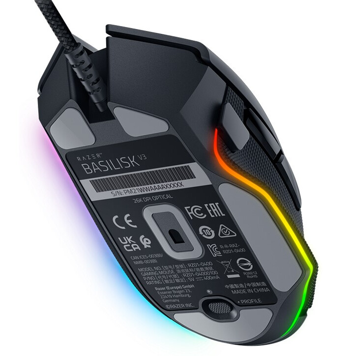 Maus Razer Basilisk V3 - RZ01-04000100-R3M1 - Foto 12