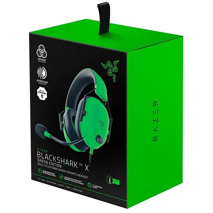 Headset Razer Blackshark V2 X Green - RZ04-03240600-R3M1 - Foto 5