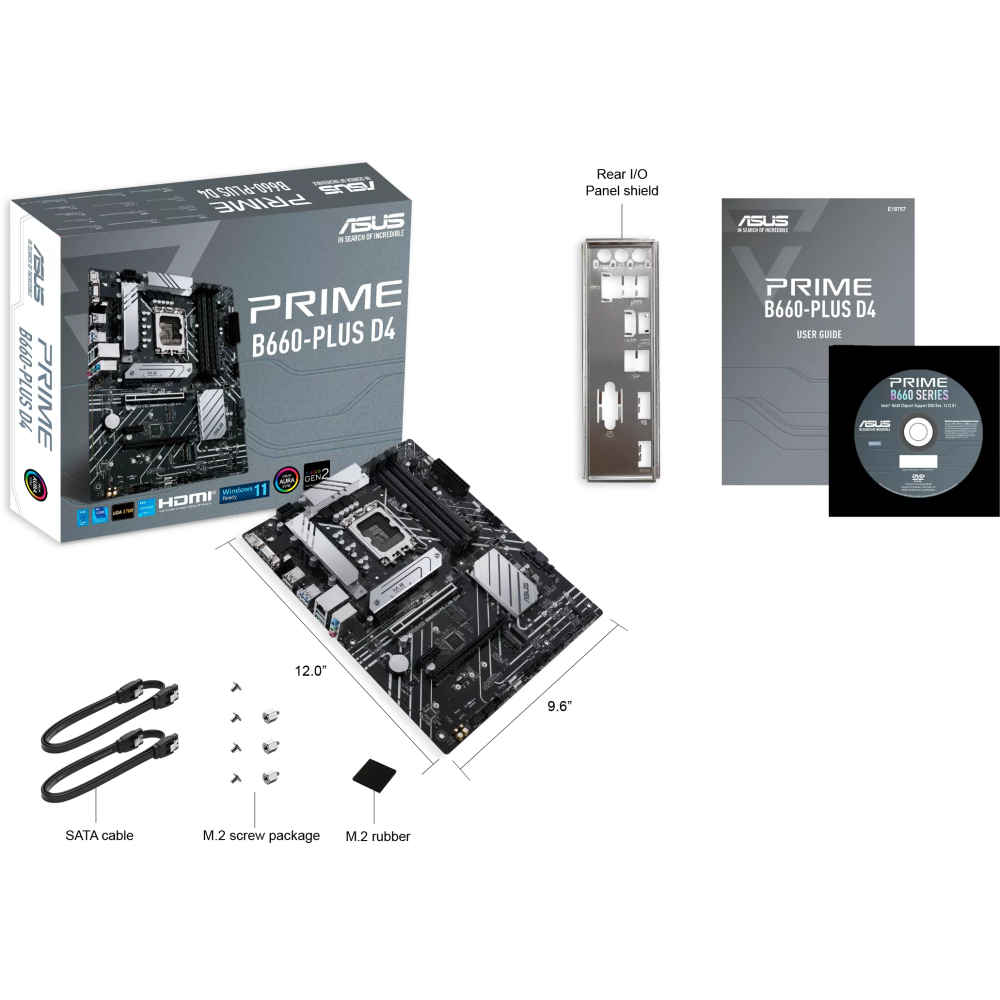 Mainboard ASUS PRIME B660-PLUS D4 - Foto 5
