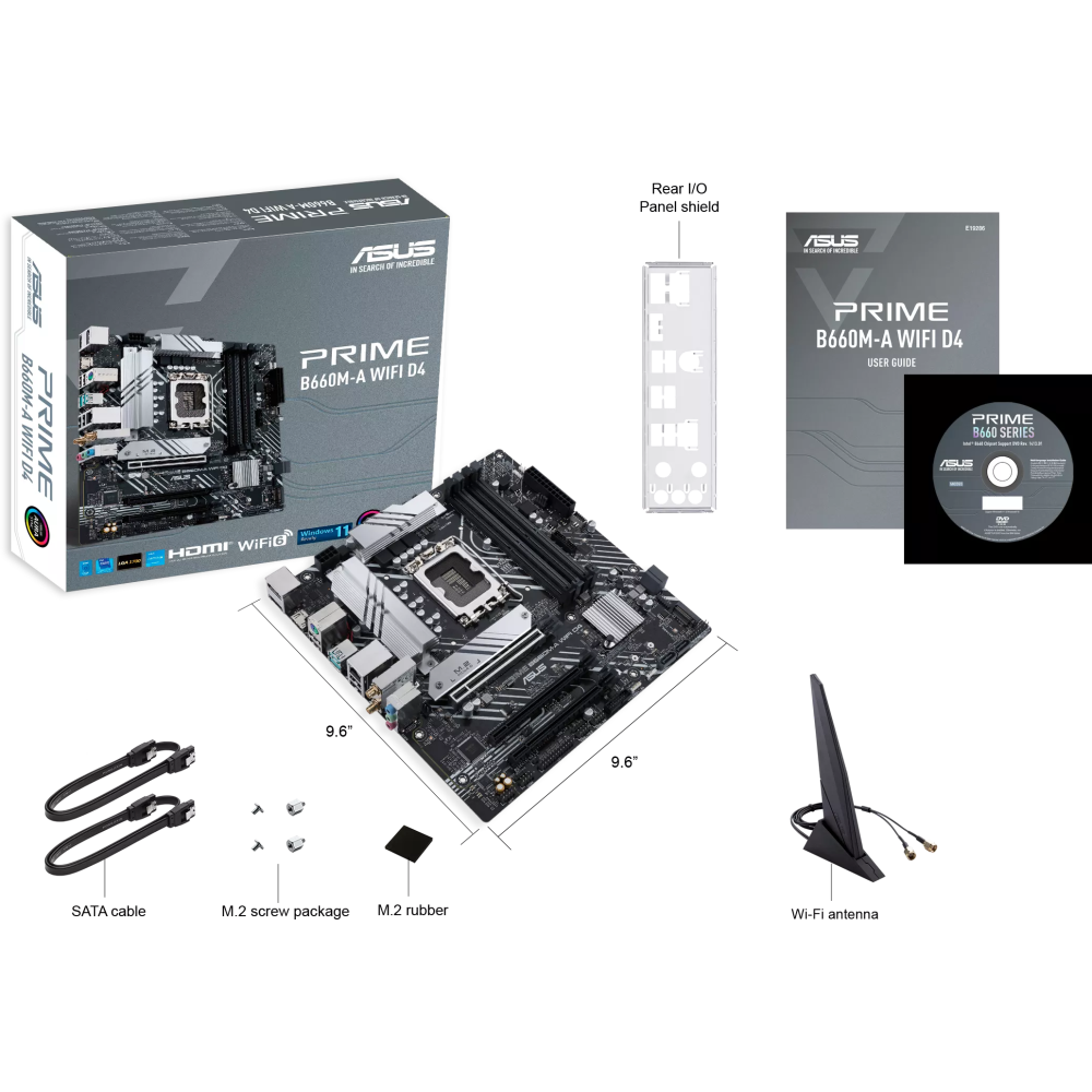Mainboard ASUS PRIME B660M-A WIFI D4 - Foto 5