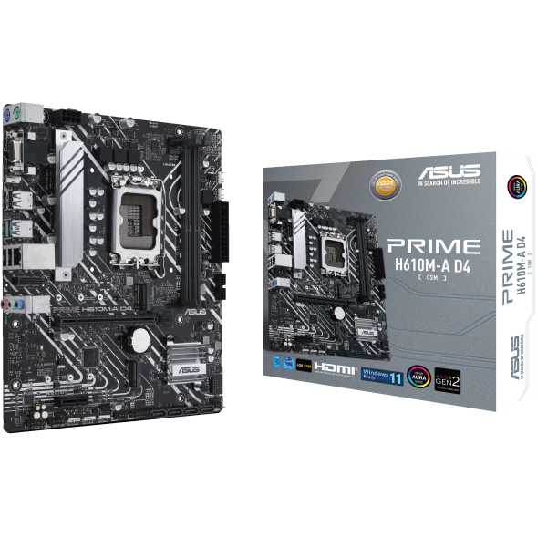 Mainboard ASUS PRIME H610M-A D4-CSM - Foto 5