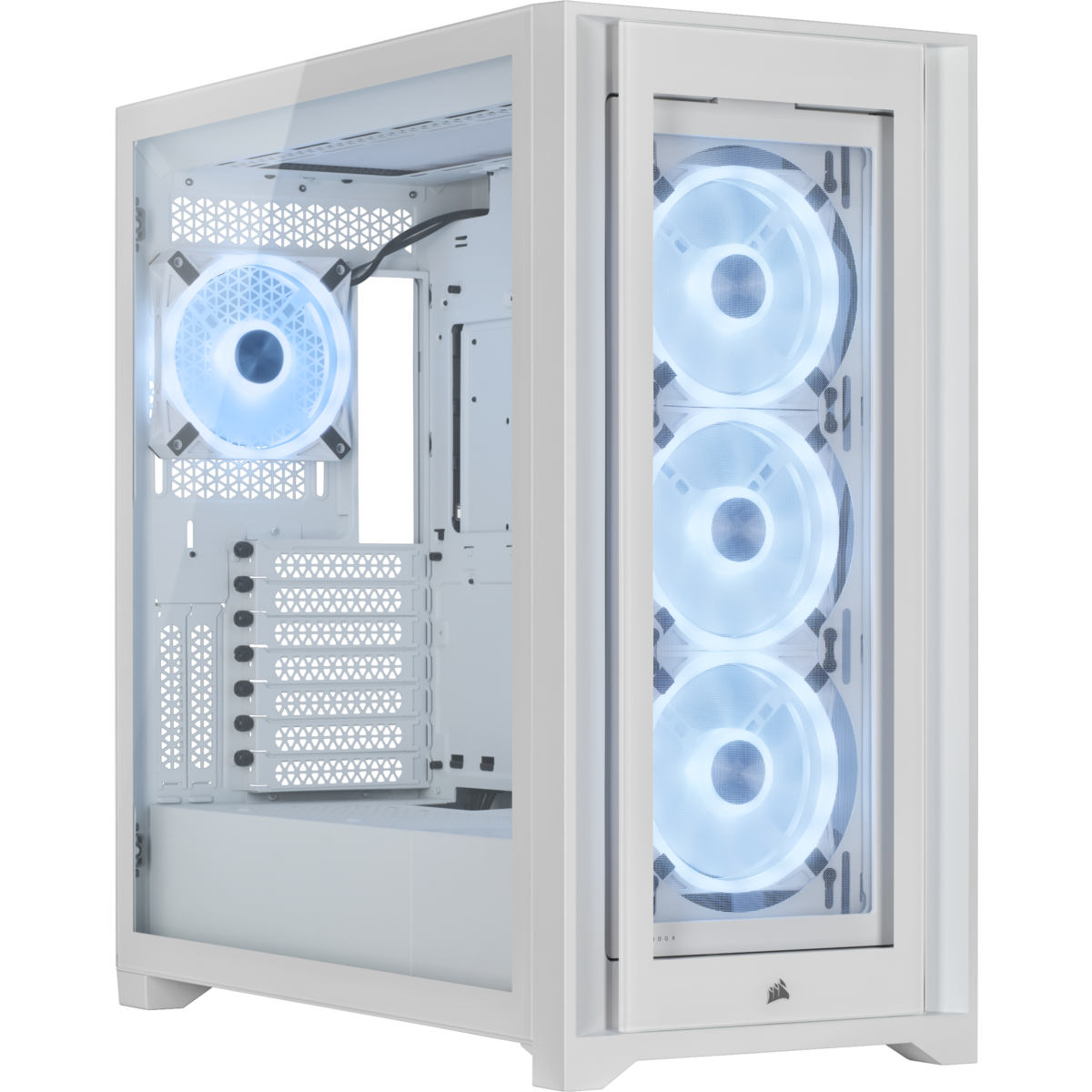 Gehäuse Corsair iCUE 5000X RGB QL White (CC-9011233-WW)