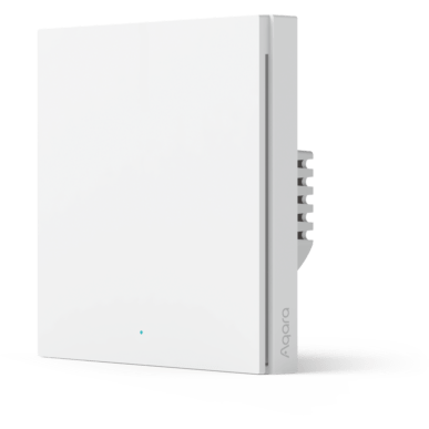 Intelligenter Schalter Aqara Smart Wall Switch H1 White (No Neutral, Single Rocker) - WS-EUK01